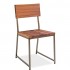 Chevy Metal Industrial Rustic Commercial Hospitality Restaurant Indoor Dining Side Chair